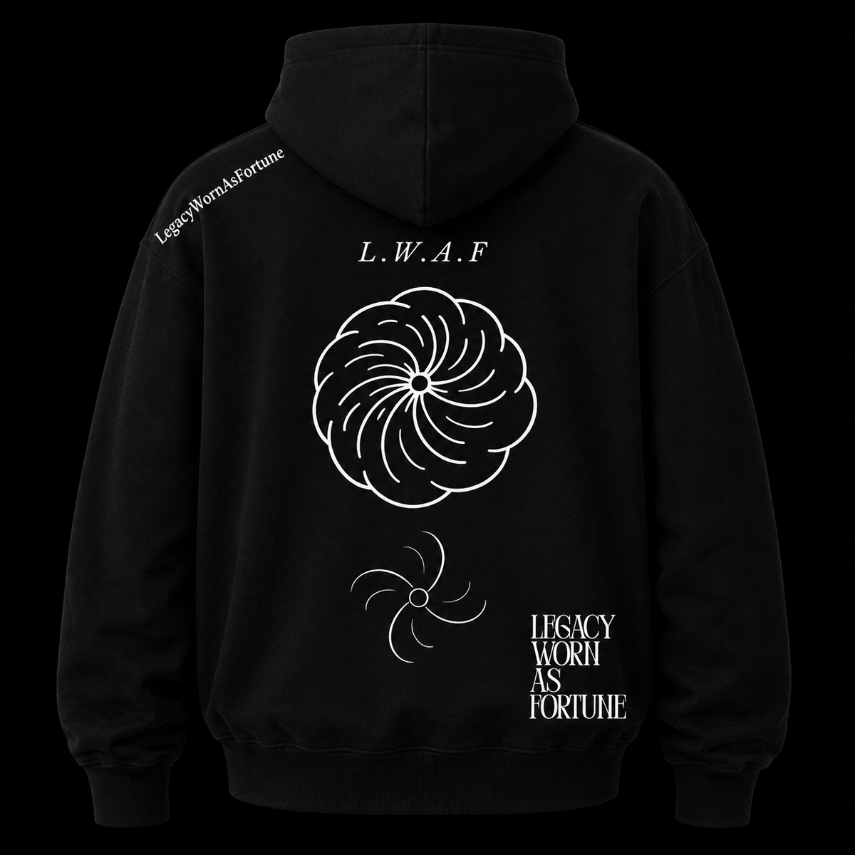 L.W.A.F Core Spiral Hoodie